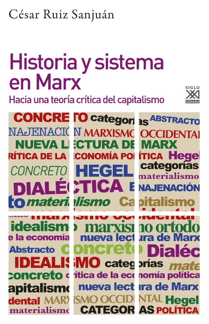 Portada: Historia y sistema en Marx
