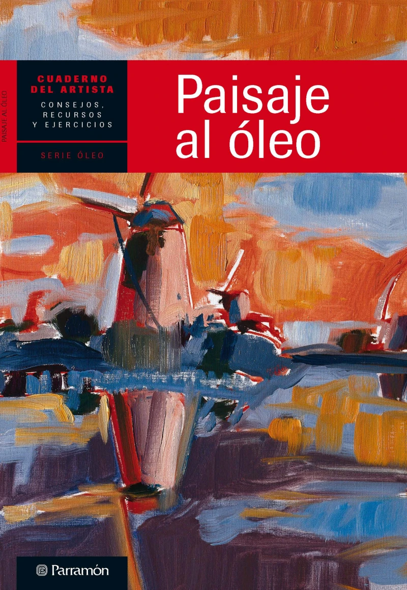Portada: Cuaderno del artista. Paisaje al óleo