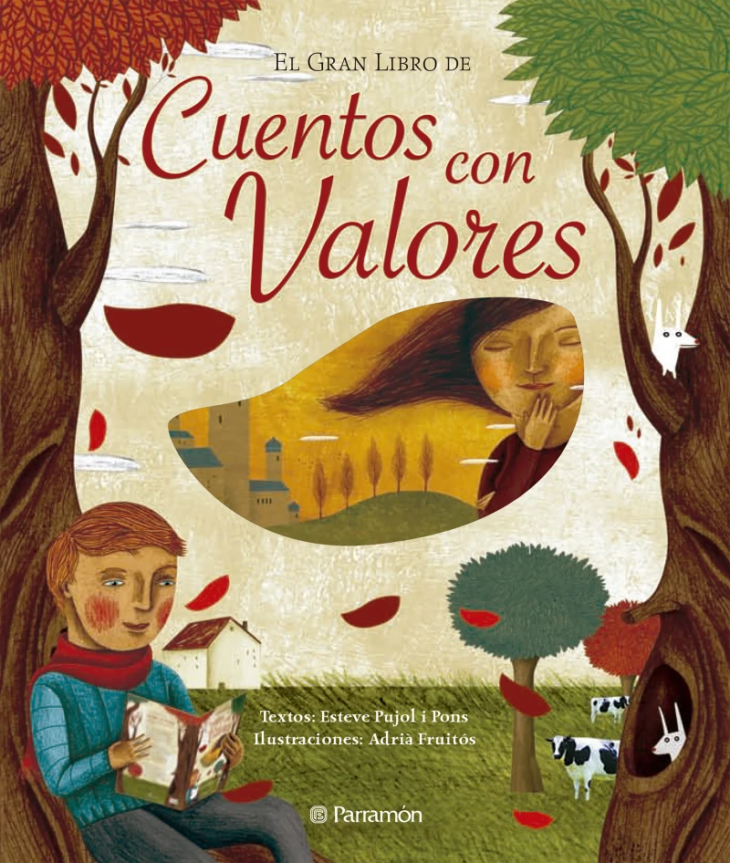 Portada: El gran libro de los cuentos con valores