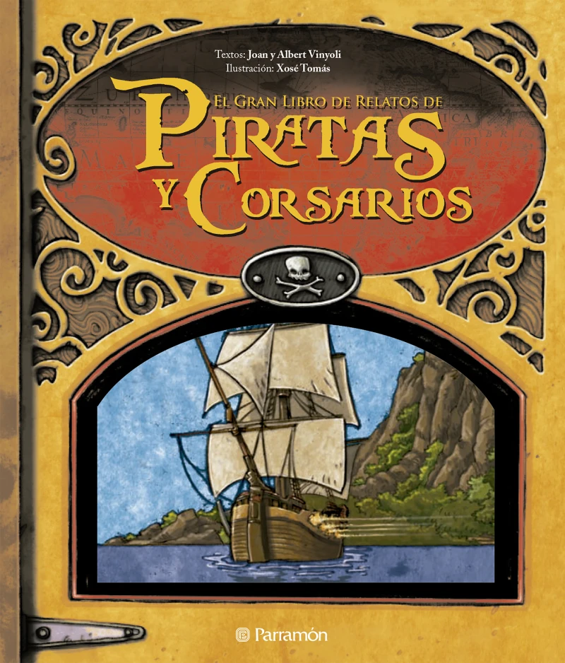 Portada: El gran libro de relatos de piratas y corsarios