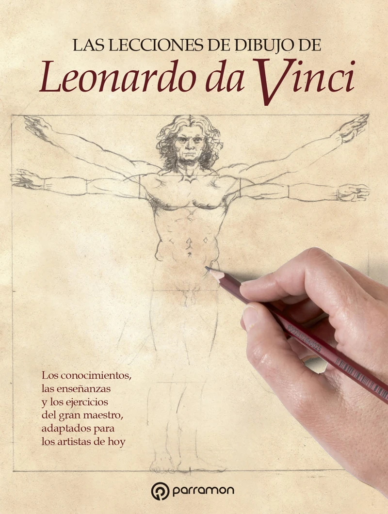 Portada: Lecciones de dibujo de Leonardo da Vinci