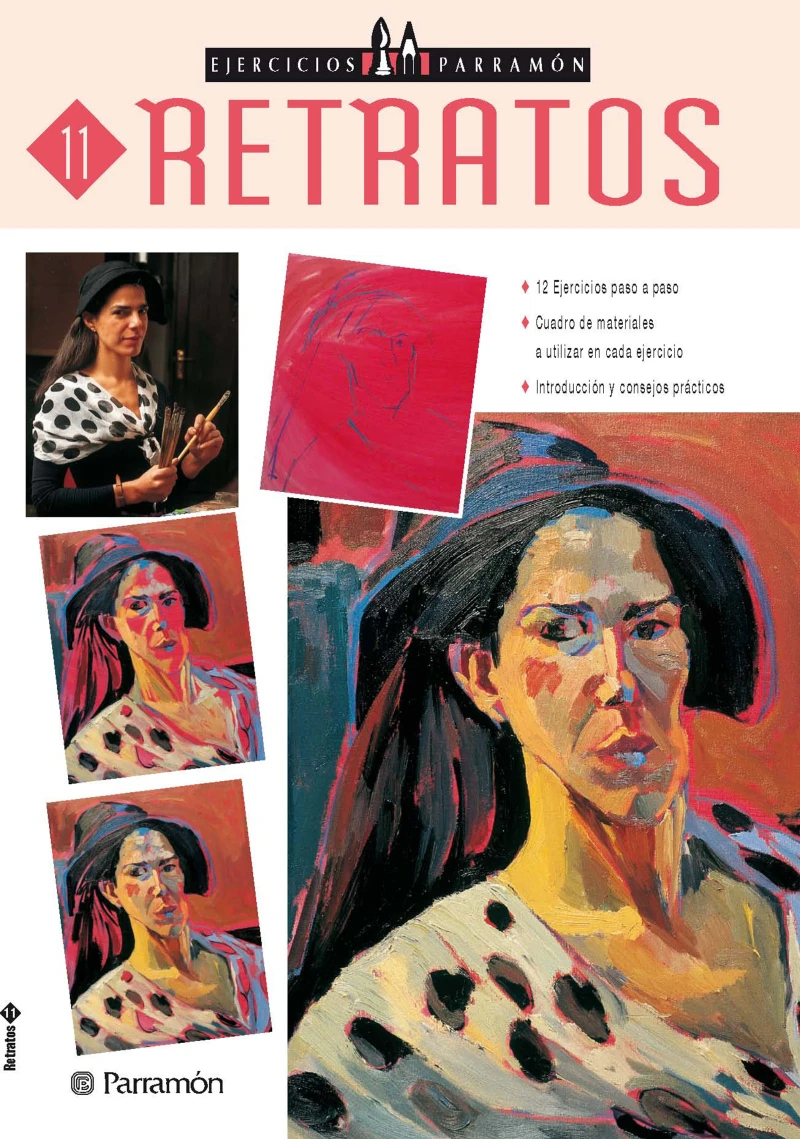Portada: Ejercicios Parramón. Retratos
