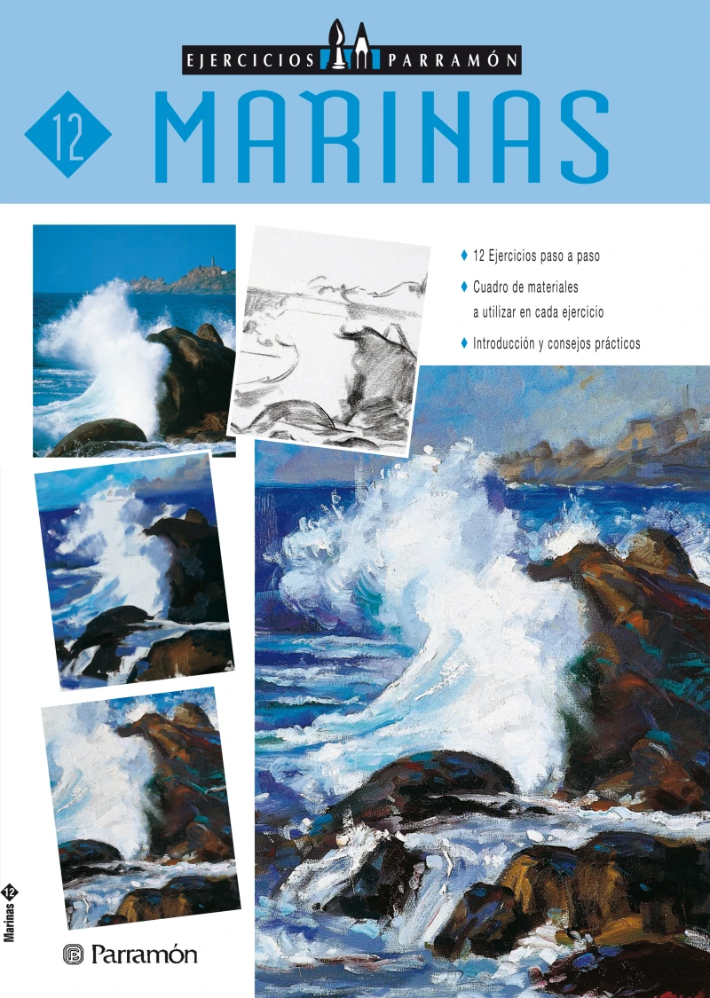 Portada: Ejercicios Parramón. Marinas