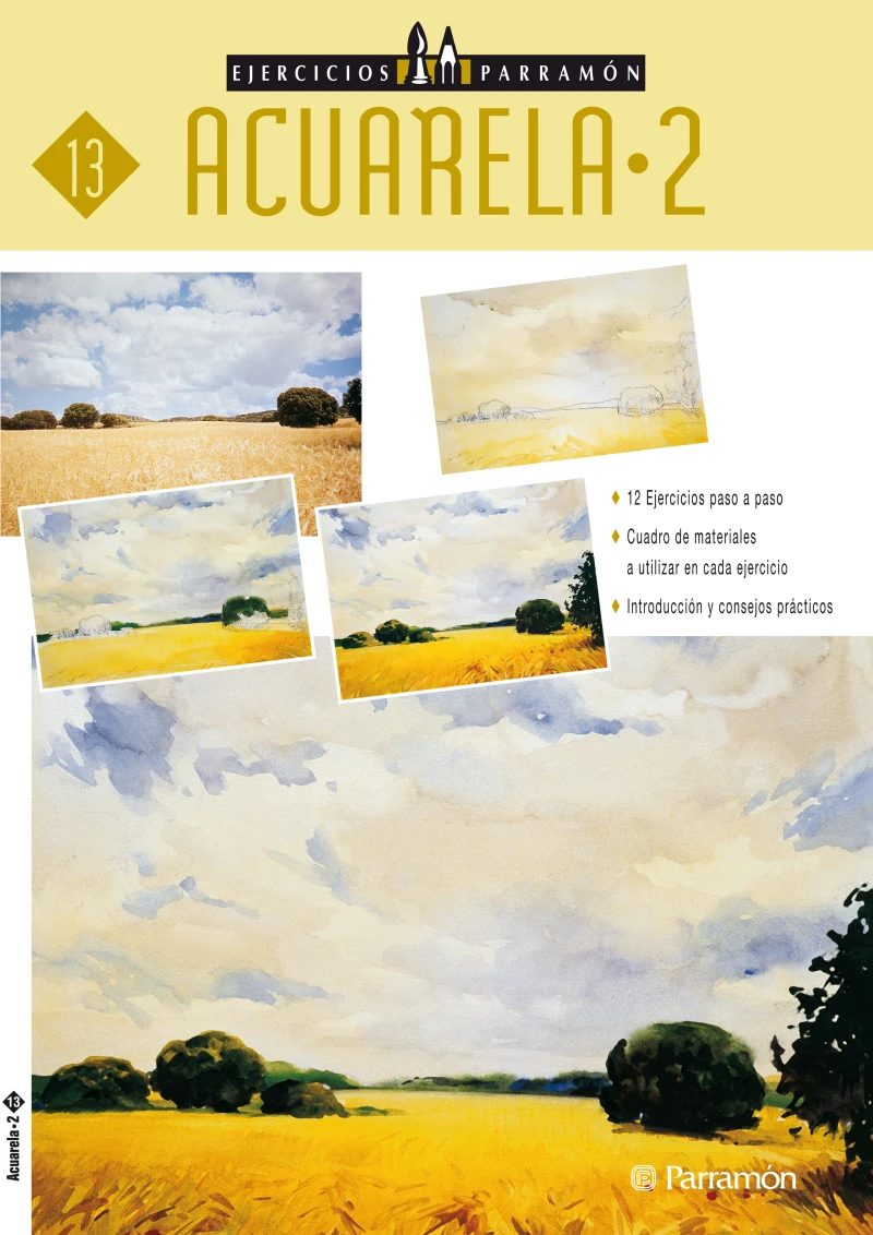 Portada: Ejercicios Parramón. Acuarela/2
