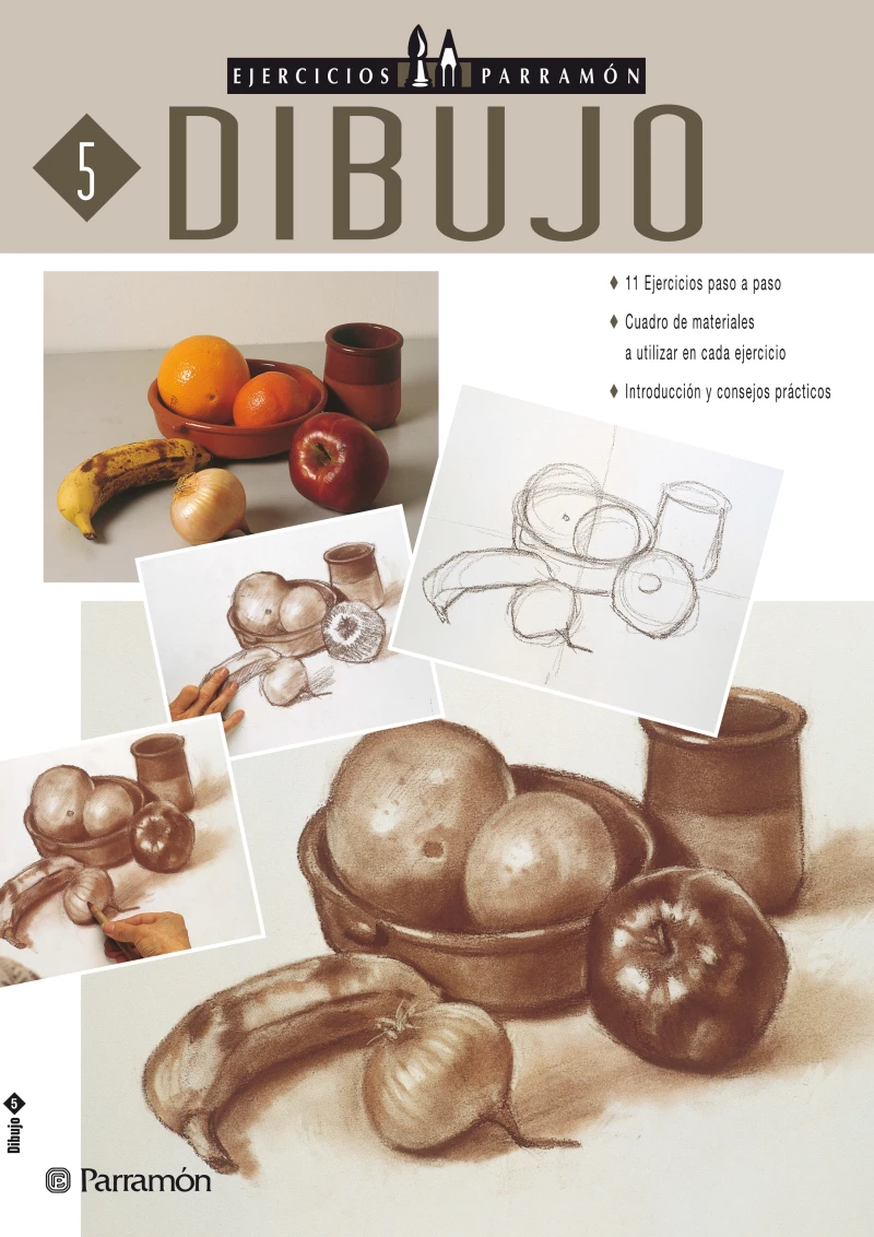 Portada: Ejercicios Parramón. Dibujo