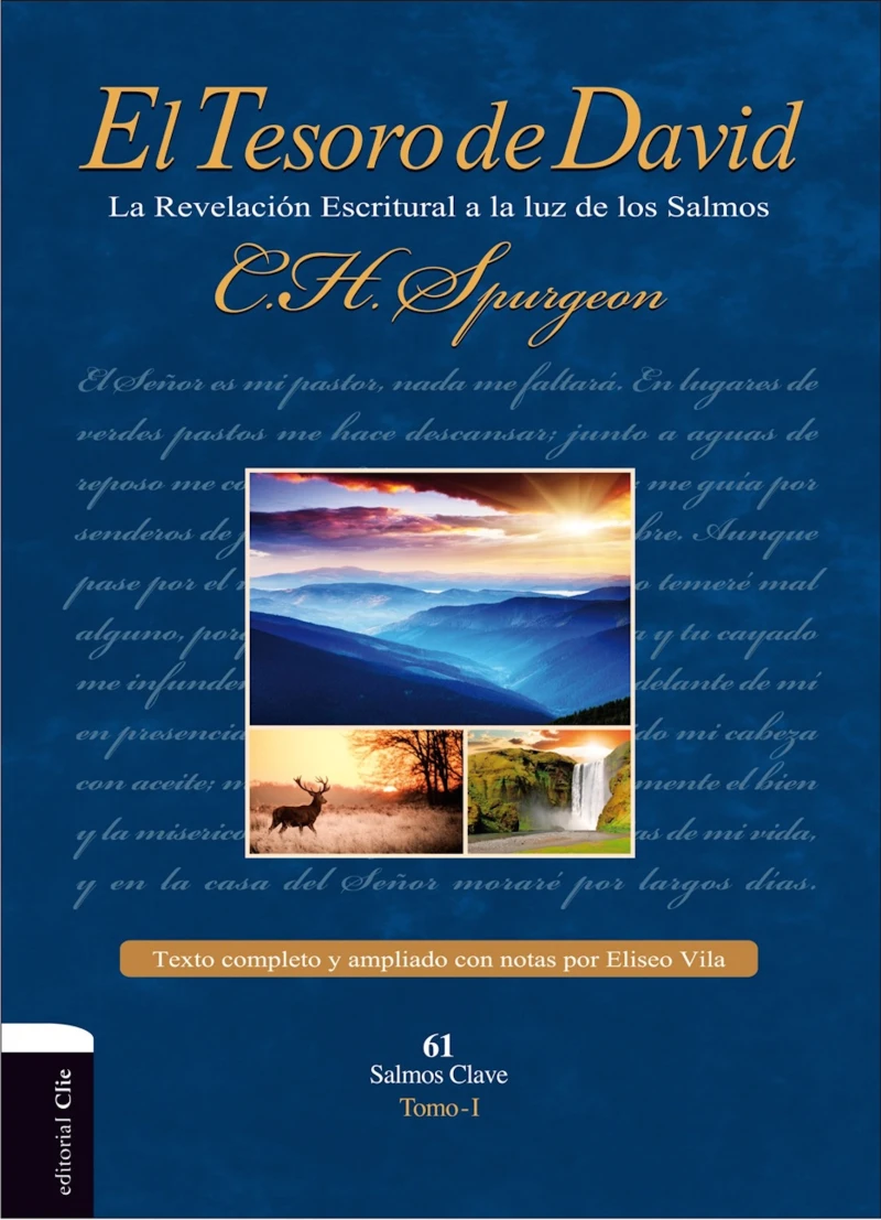 Portada: El Tesoro de David: la revelación Escritural a la luz de los Salmos