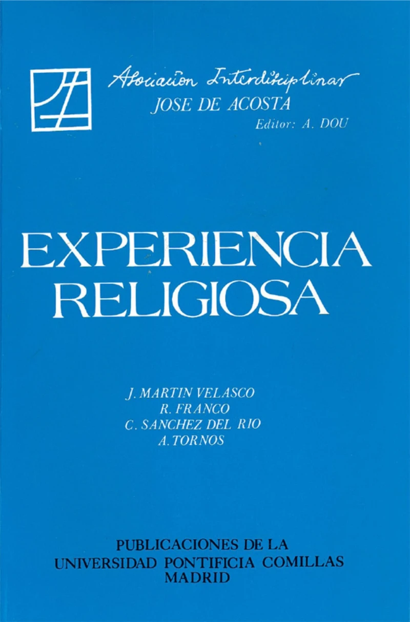 Portada: Experiencia religiosa
