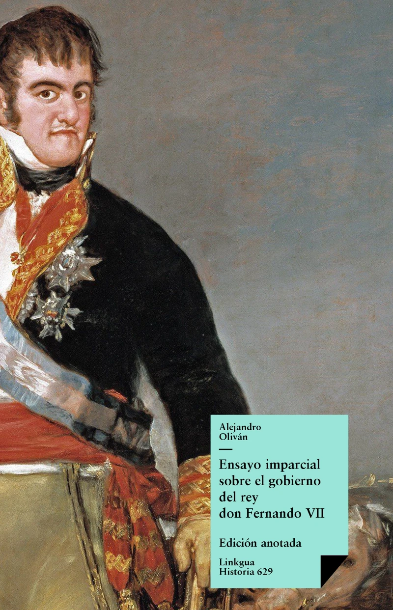 Portada: Ensayo imparcial sobre el gobierno del rey don Fernando VII