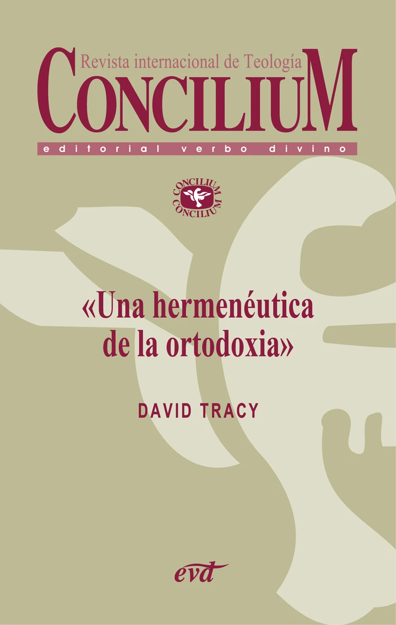 Portada: Una hermenéutica de la ortodoxia. Concilium 355 (2014)