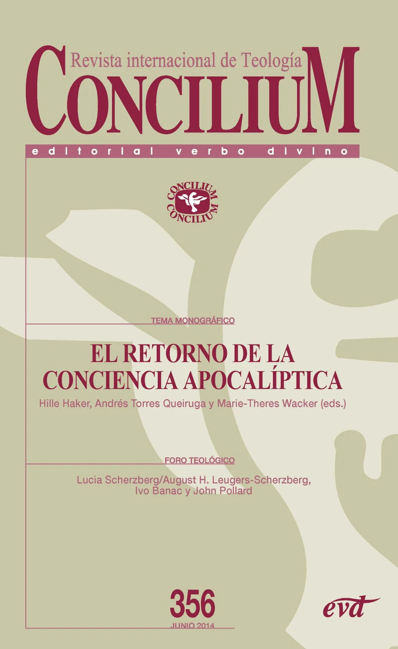 Portada: El retorno de la conciencia apocalíptica. Concilim 356