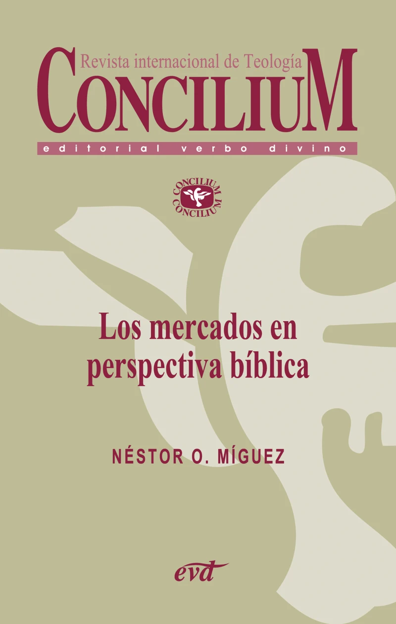 Portada: Los mercados en perspectiva bíblica. Concilium 357 (2014)