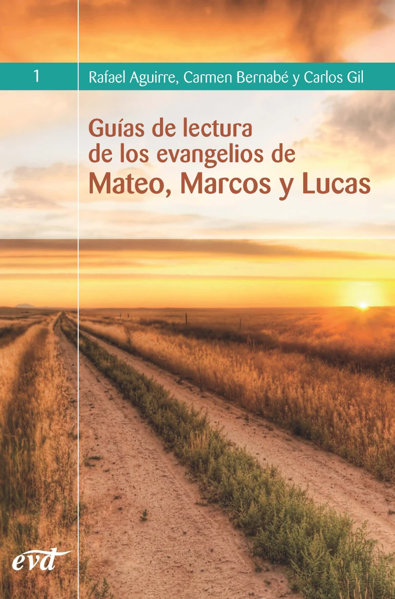 Portada: Guías de lectura de los evangelios de Mateo, Marcos y Lucas