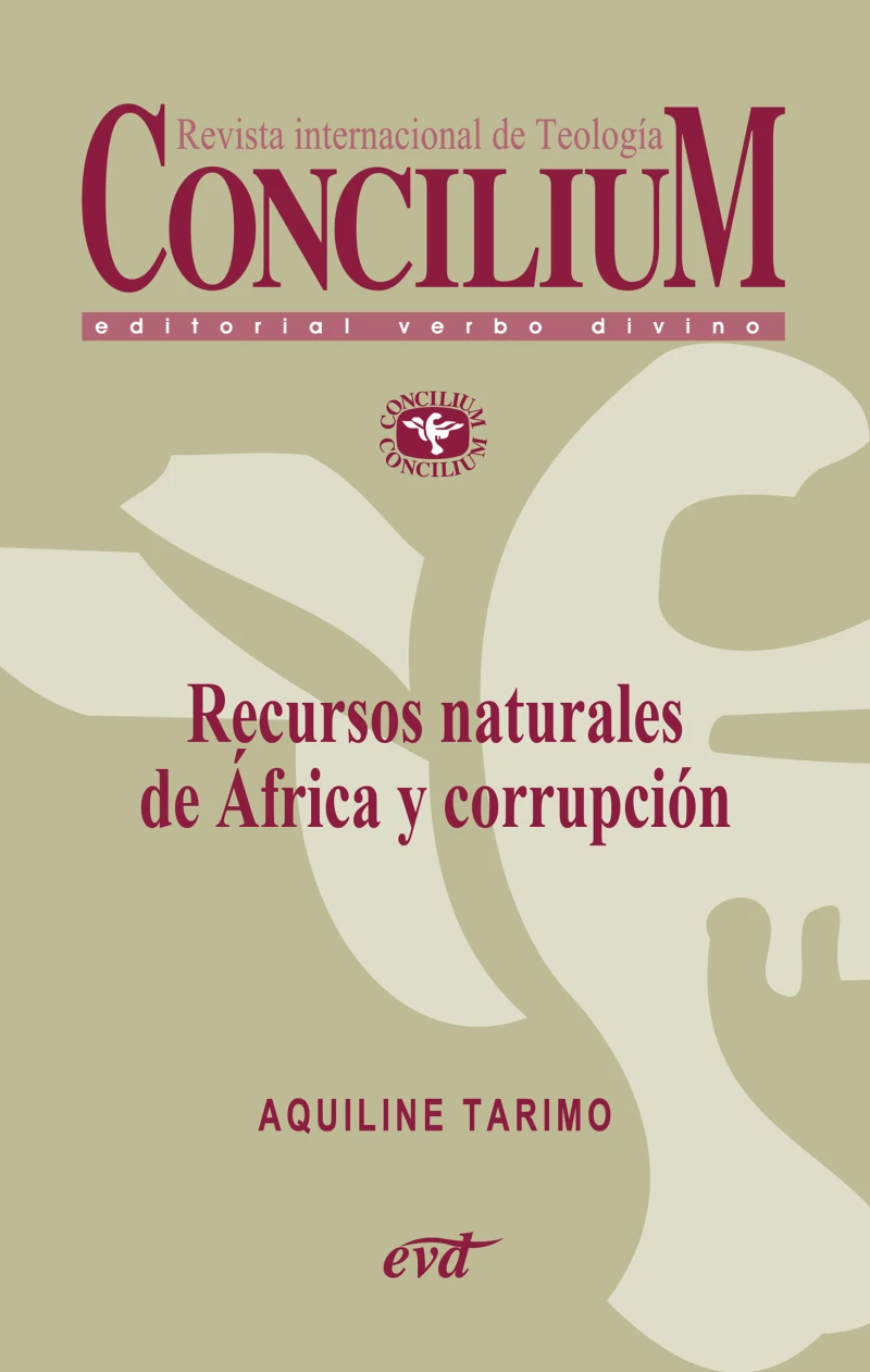Portada: Recursos naturales de África y corrupción. Concilium 358 (2014)