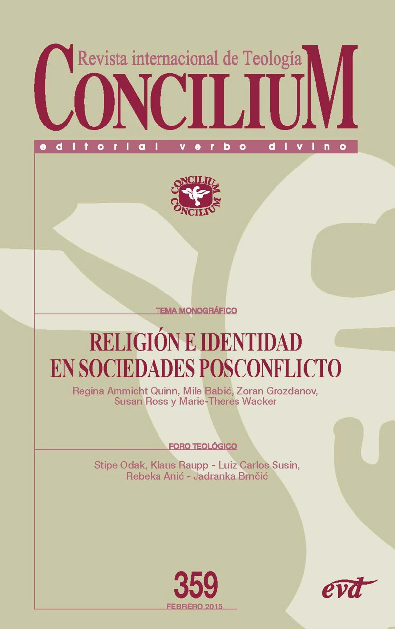 Portada: Religión e identidad en sociedades posconflicto