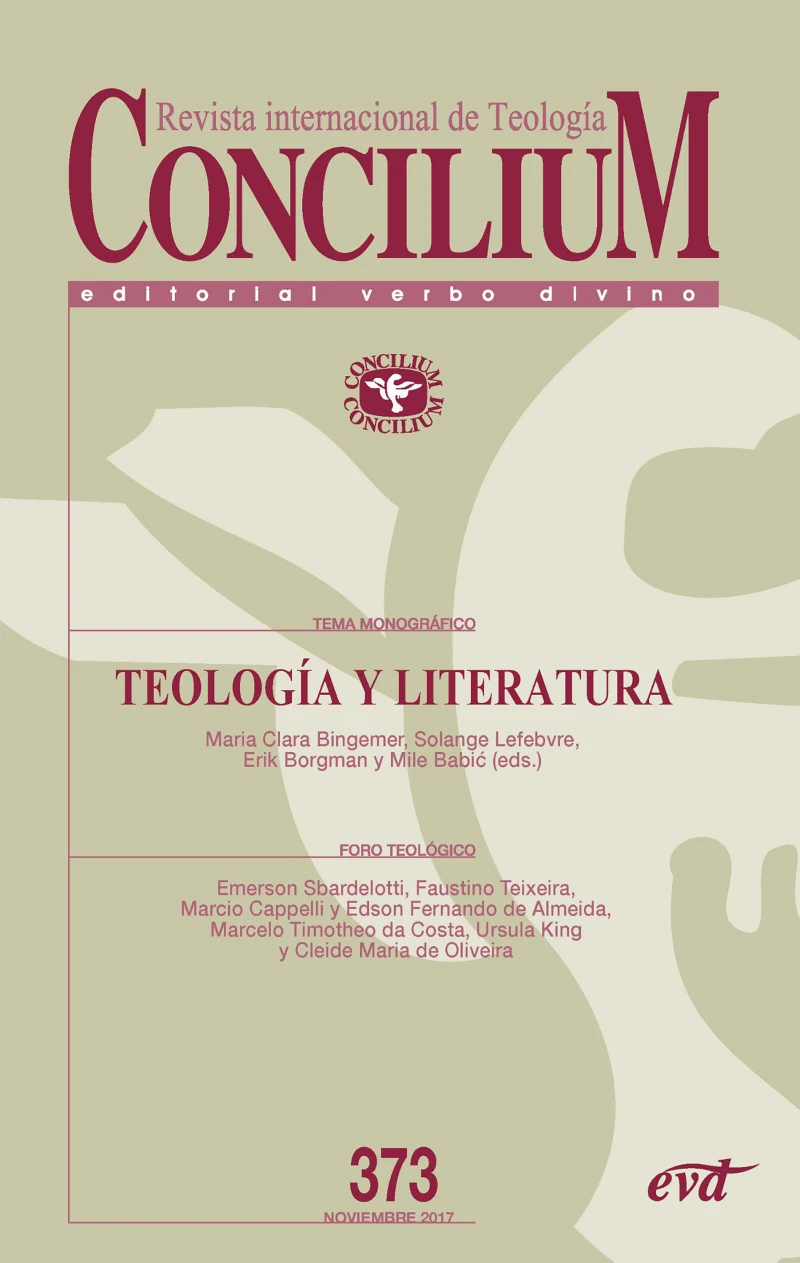Portada: Teología y literatura