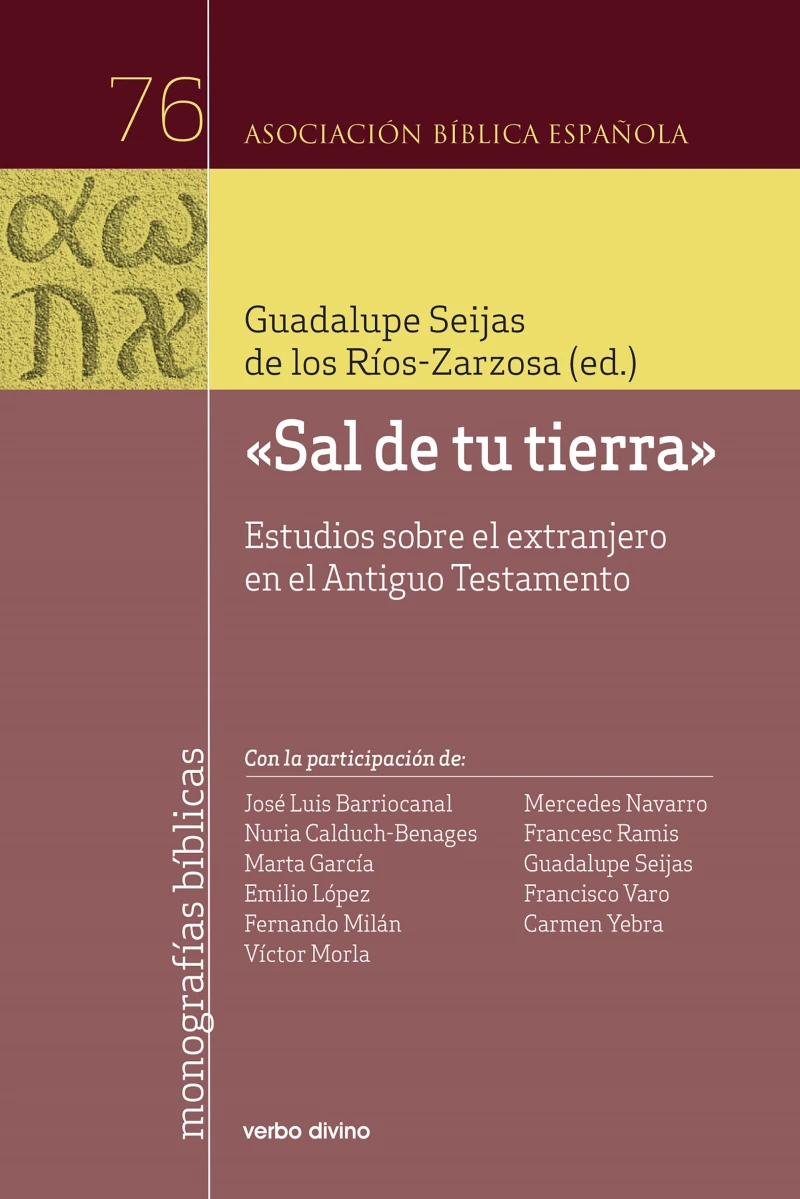 Portada: "Sal de tu tierra"