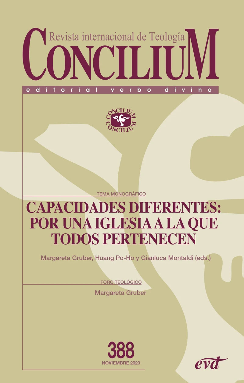 Portada: Capacidades diferentes: por una Iglesia a la que todos pertenecen