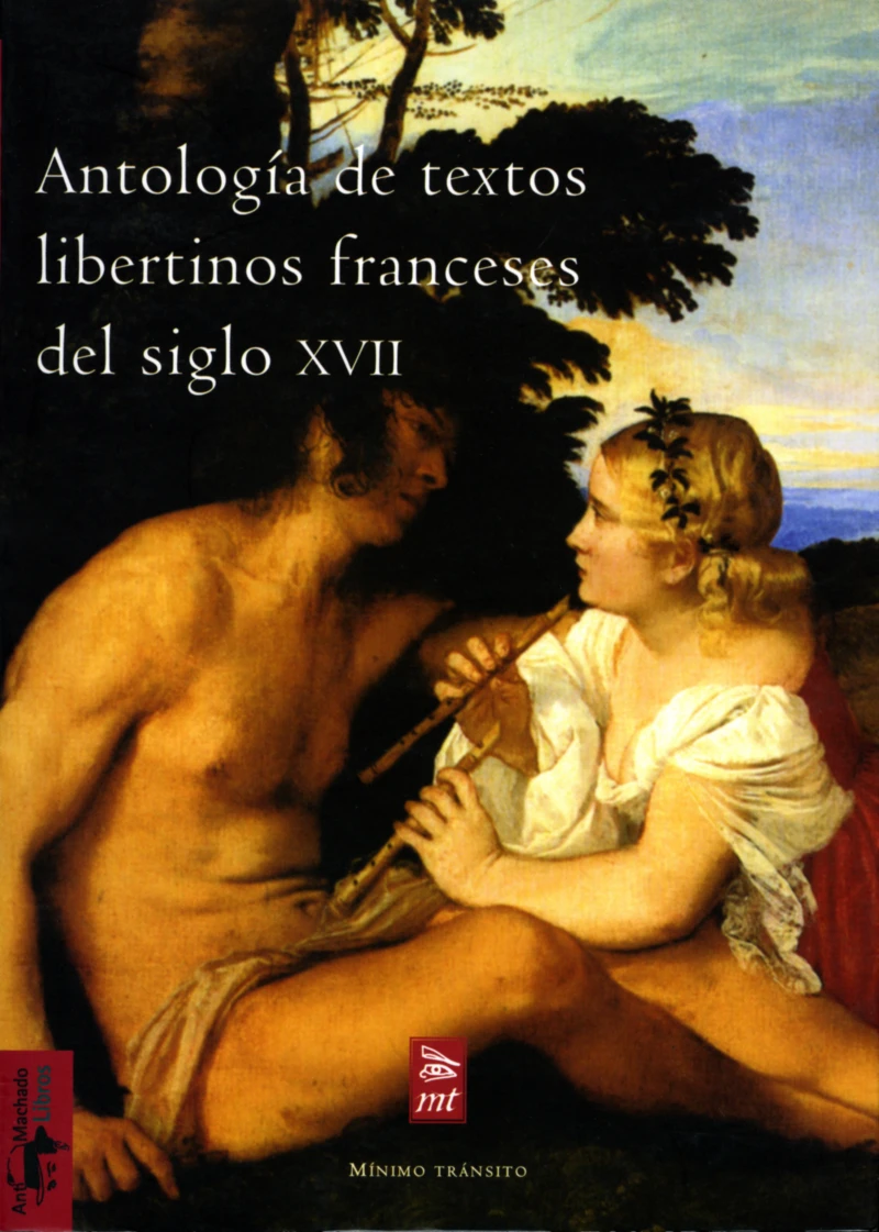 Portada: Antología de textos libertinos franceses del siglo XVII