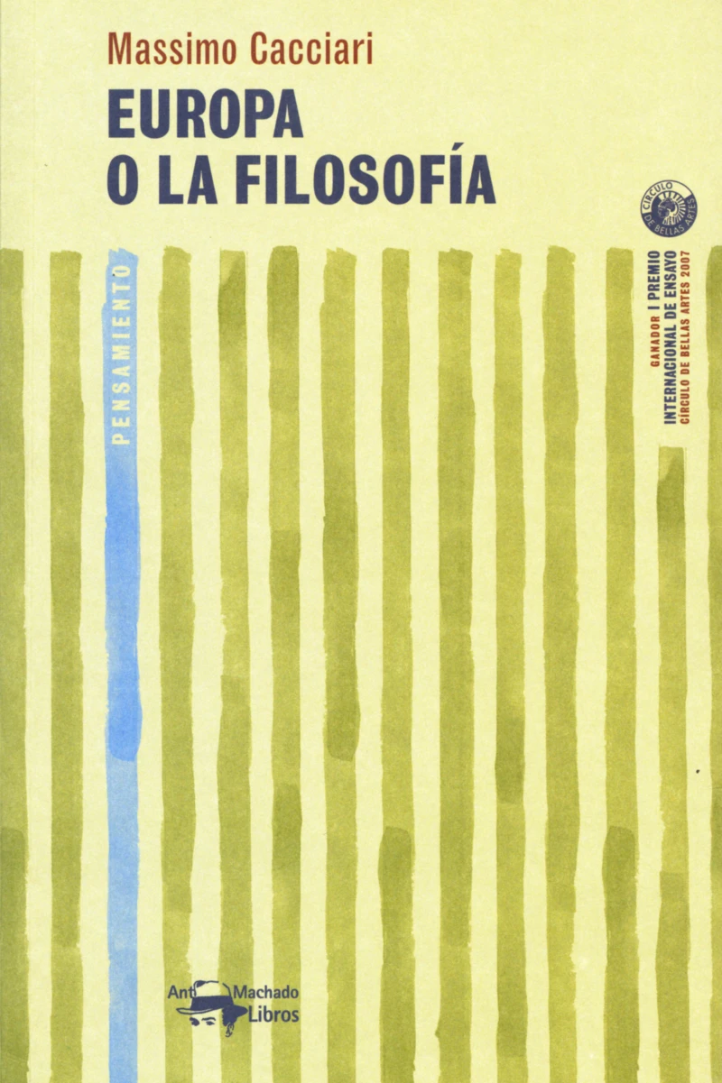 Portada: Europa o la filosofía
