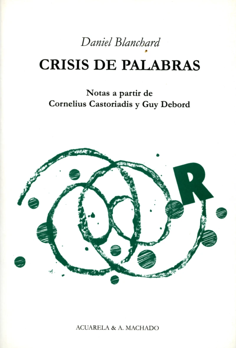 Portada: Crisis de palabras