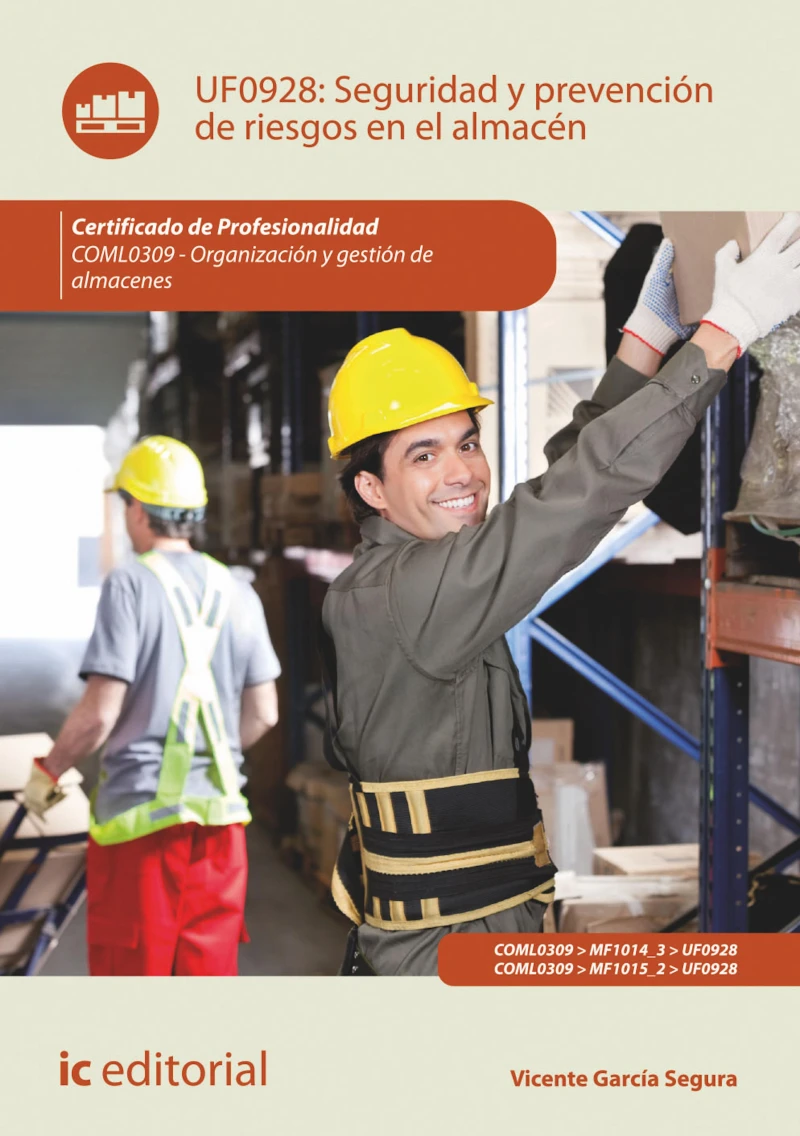 Portada: Seguridad y prevención de riesgos en el almacén. COML0309