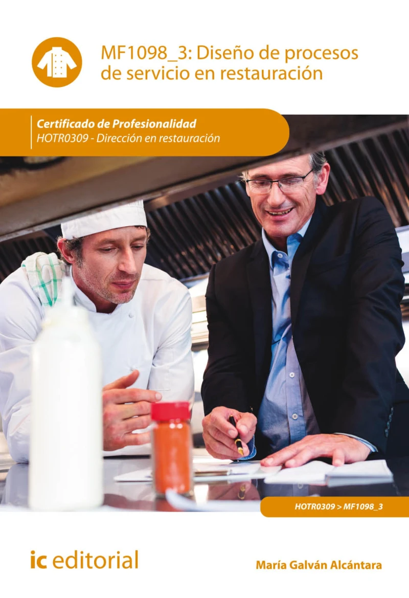 Portada: Diseño de procesos de servicio en restauración. HOTR0309