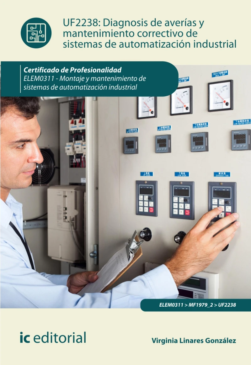Portada: Diagnosis de averías y mantenimiento correctivo de sistemas de automatización industrial. ELEM0311