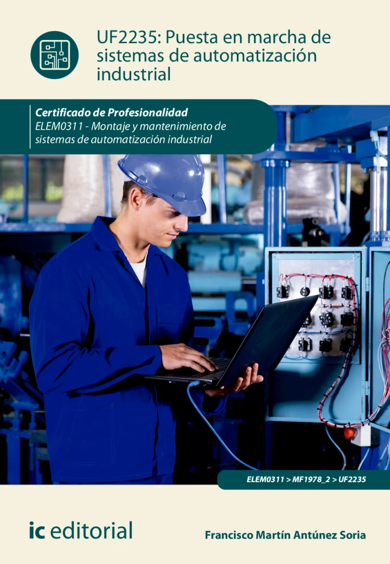 Portada: Puesta en marcha de sistemas de automatización industrial. ELEM0311