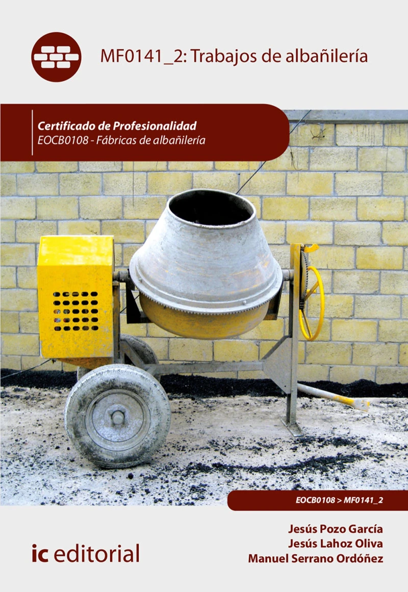 Portada: Trabajos de albañilería. EOCB0108