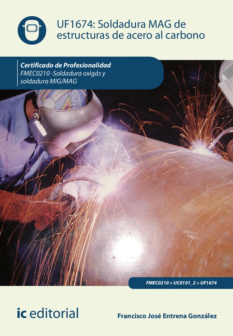 Portada: Soldadura MAG de estructuras de acero al carbono. FMEC0210