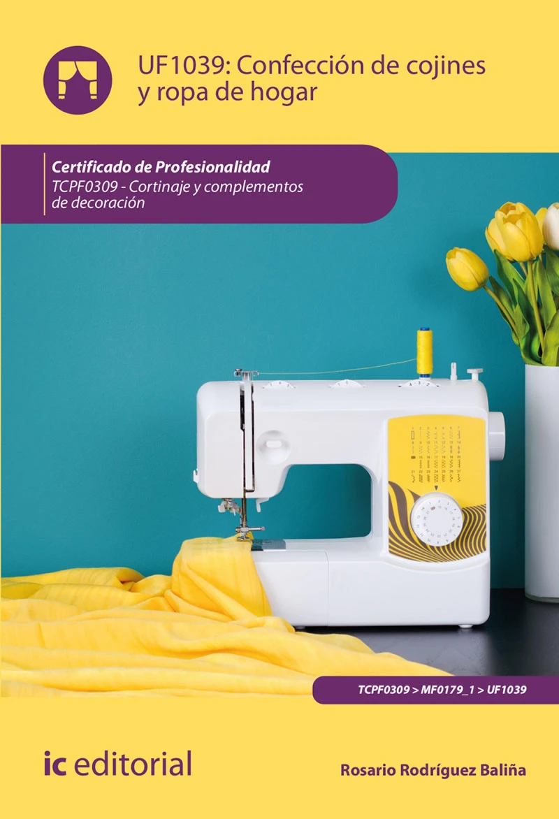 Portada: Confección de cojines y ropa de hogar. TCPF0309