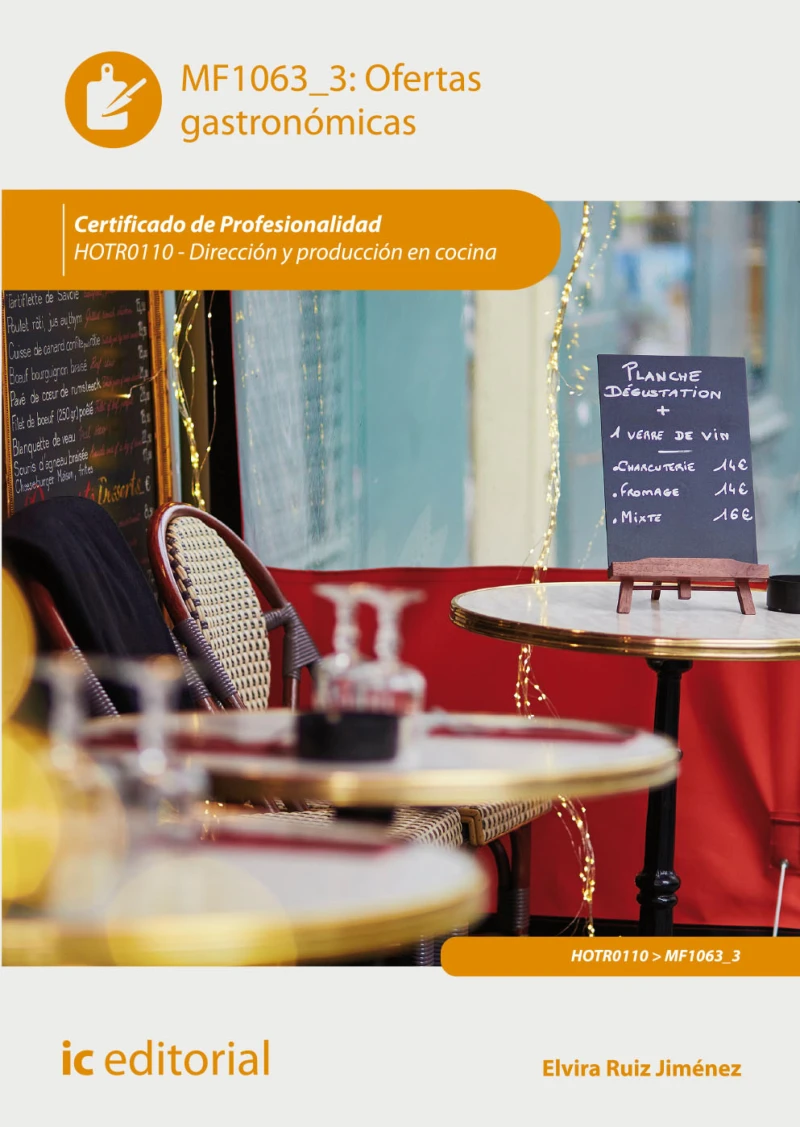 Portada: Ofertas gastronómicas. HOTR0110