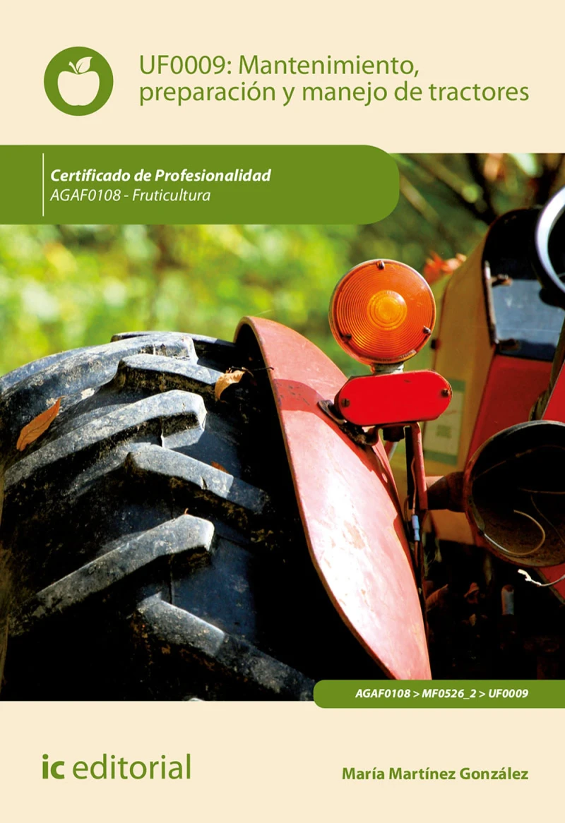 Portada: Mantenimiento, preparación y manejo de tractores. AGAF0108