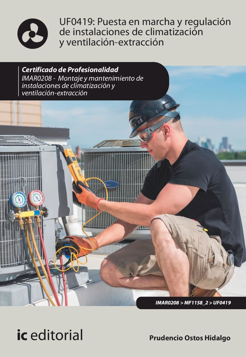 Portada: Puesta en marcha y regulación de instalaciones de climatización y ventilación-extracción. IMAR0208