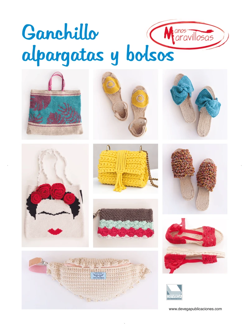 Portada: Ganchillo alpargatas y bolsos
