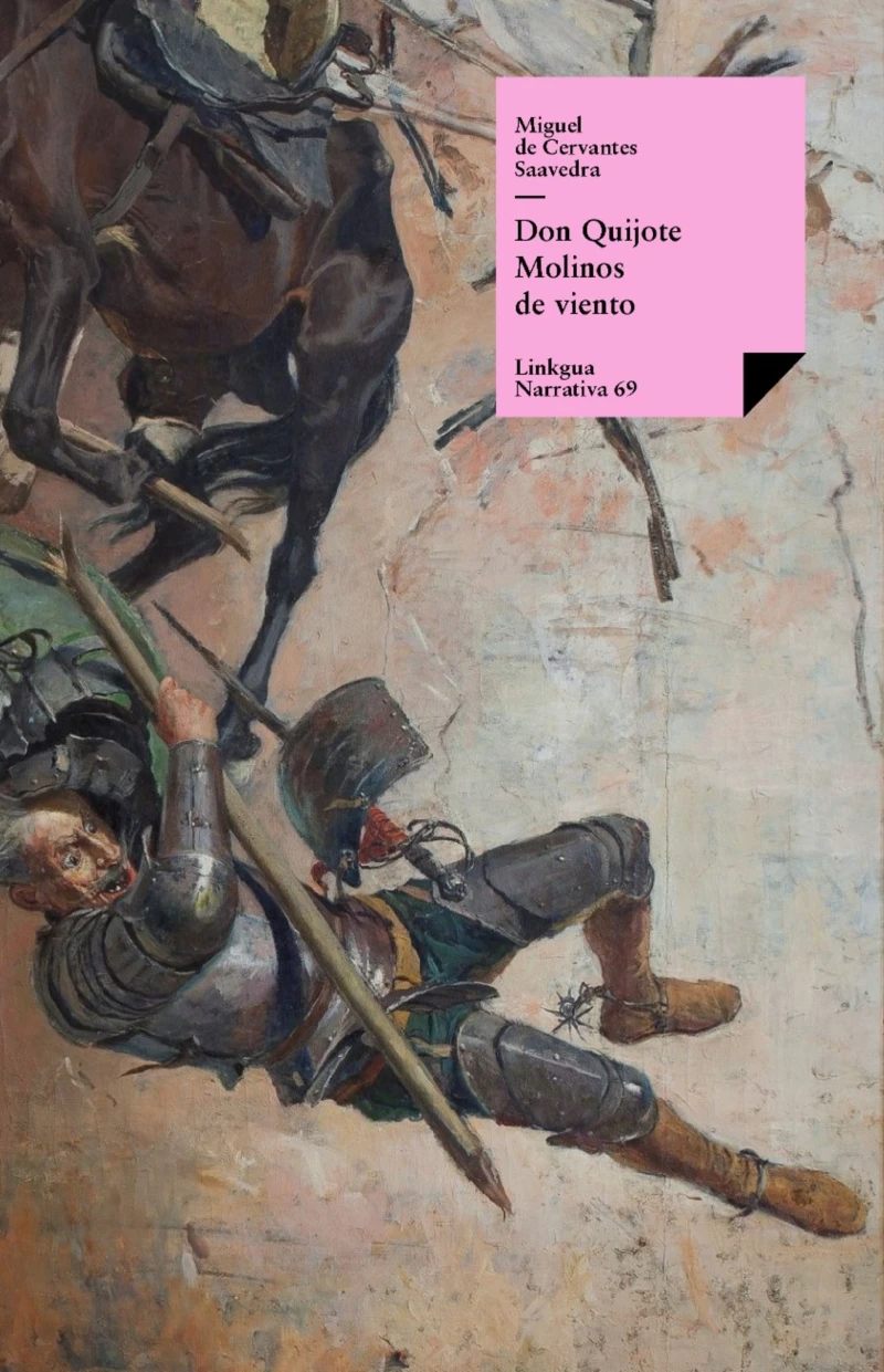 Portada: Don Quijote. Molinos de viento