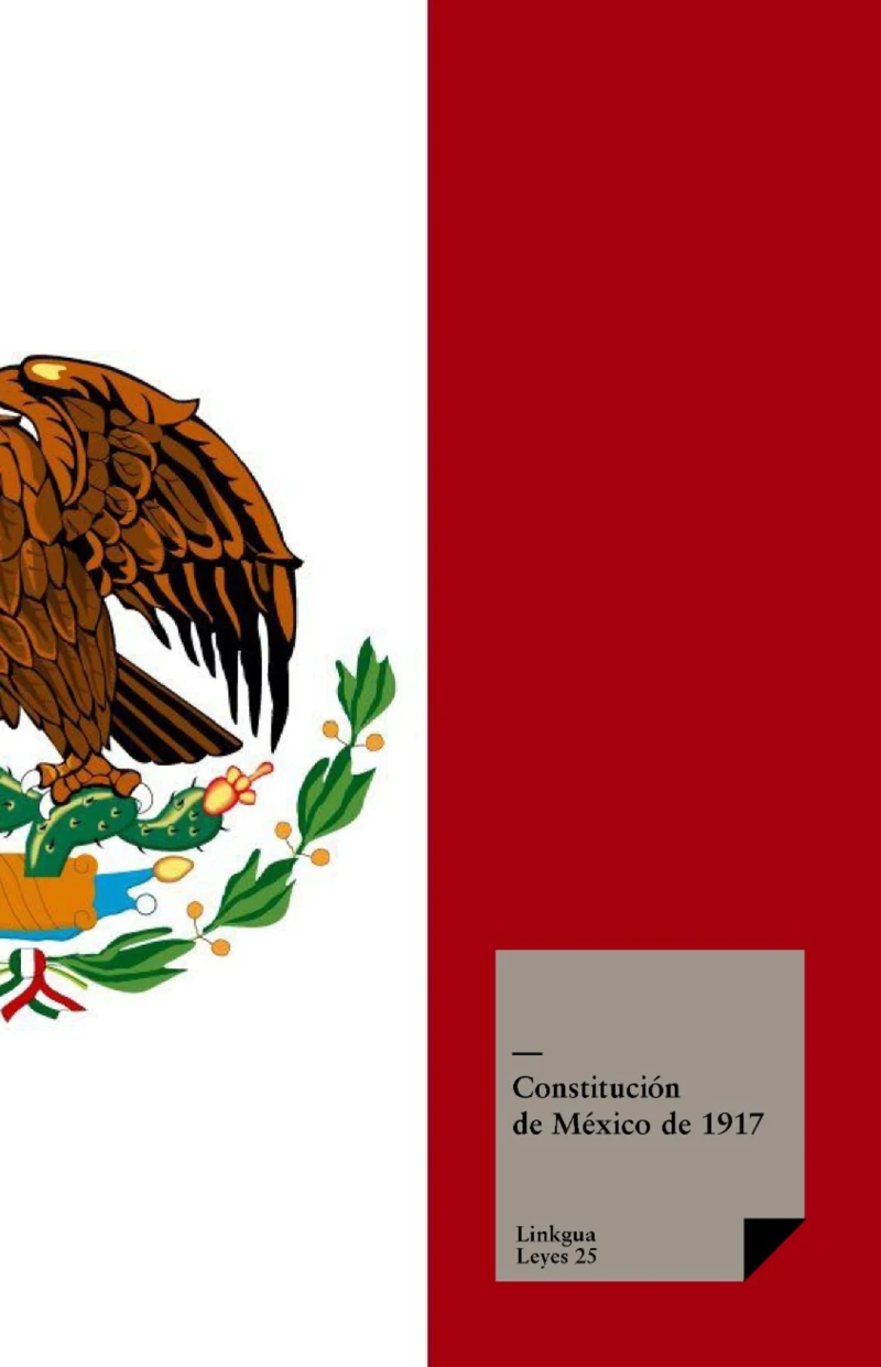 Portada: Constitución de México de 1917