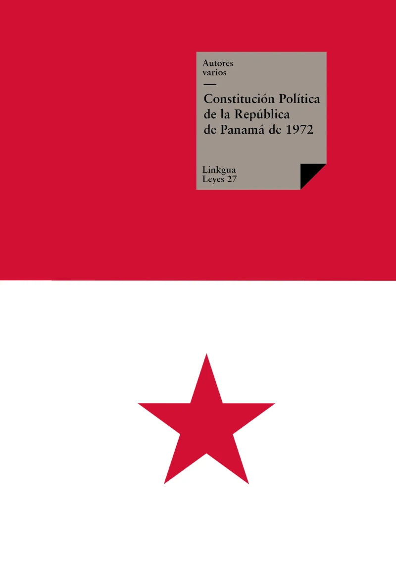 Portada: Constitución Política de la República de Panamá de 1972