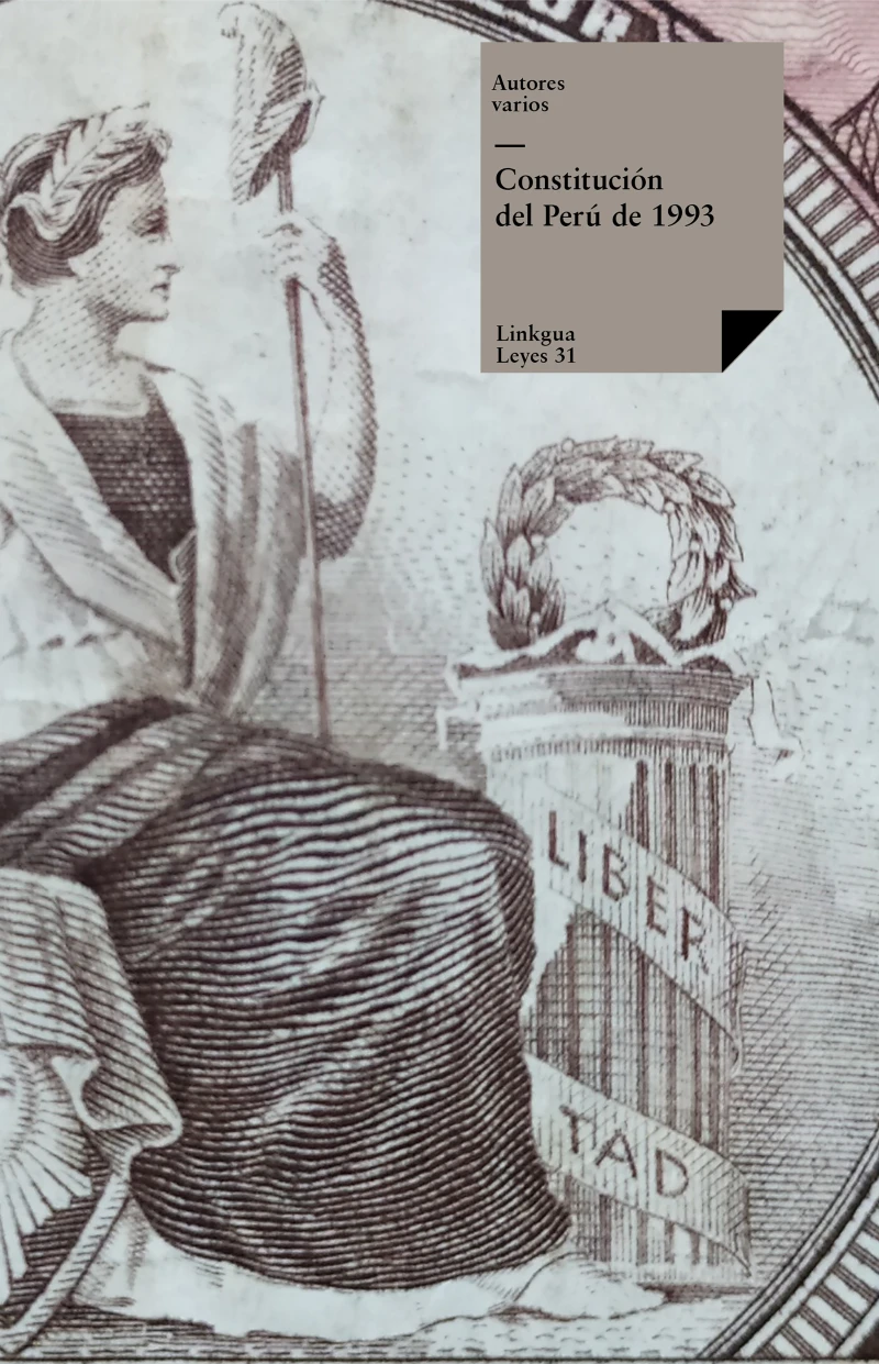 Portada: Constitución del Perú de 1993