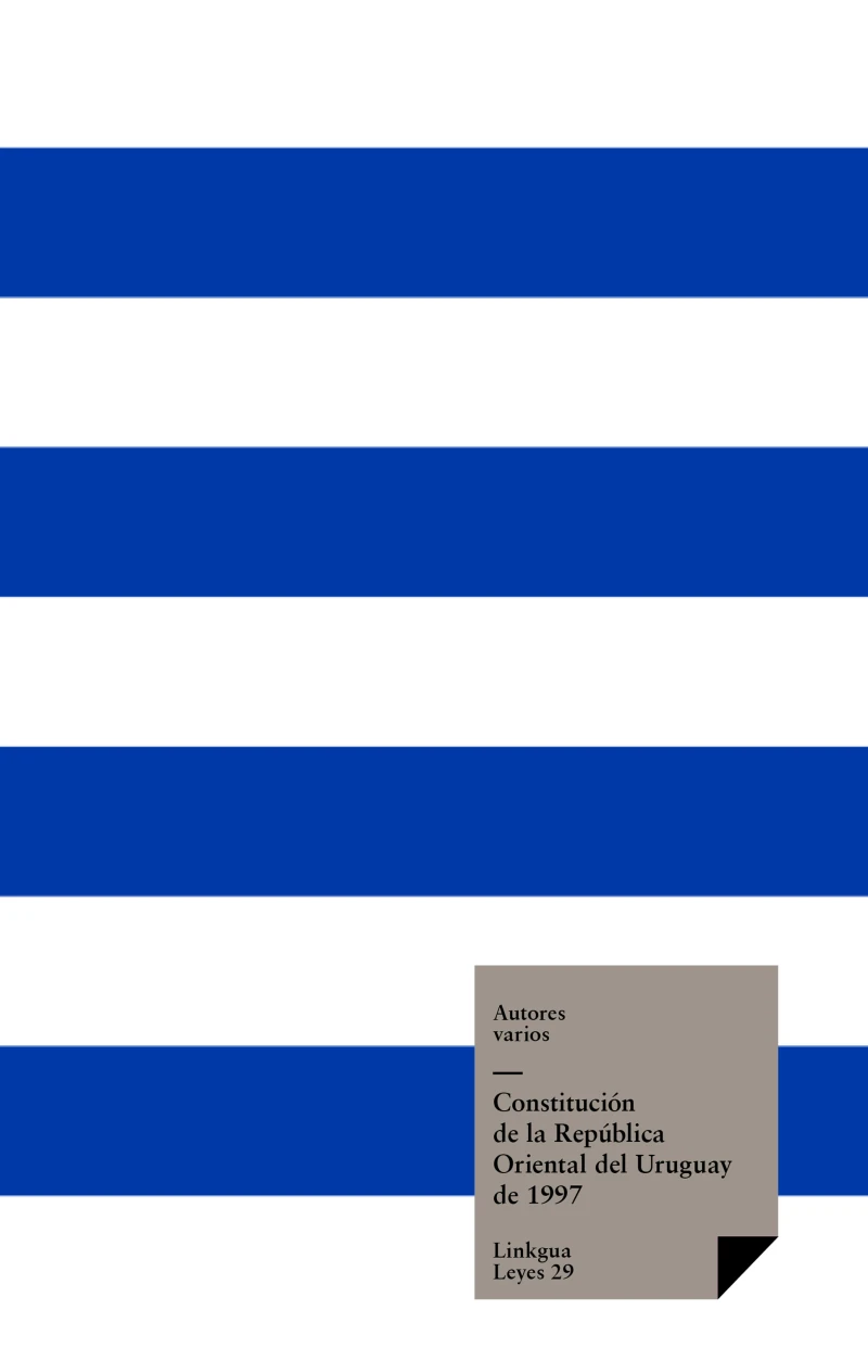 Portada: Constitución de la República Oriental del Uruguay de 1997