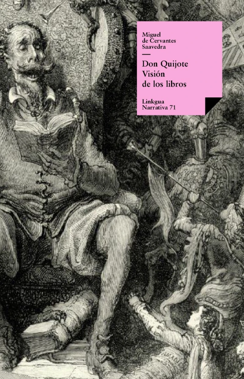 Portada: Don Quijote. Visión de los libros