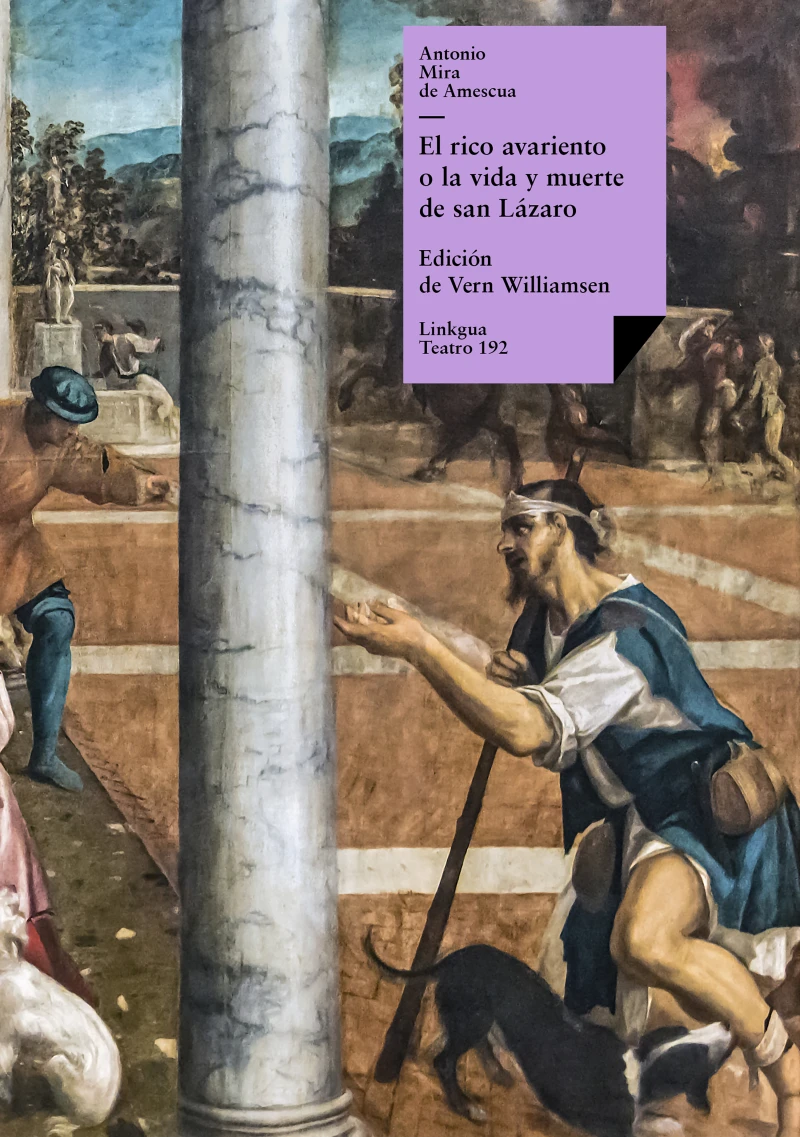 Portada: El rico avariento, o la vida y muerte de san Lázaro