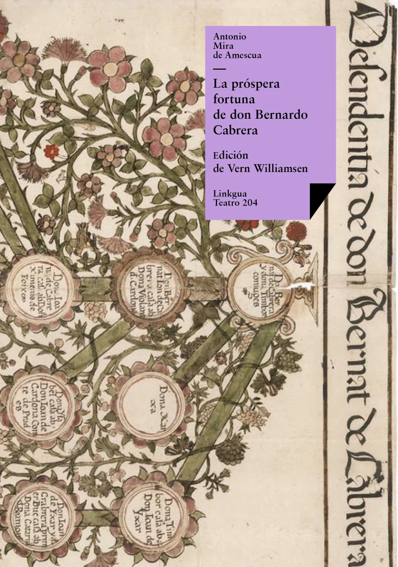 Portada: La próspera fortuna de don Bernardo Cabrera