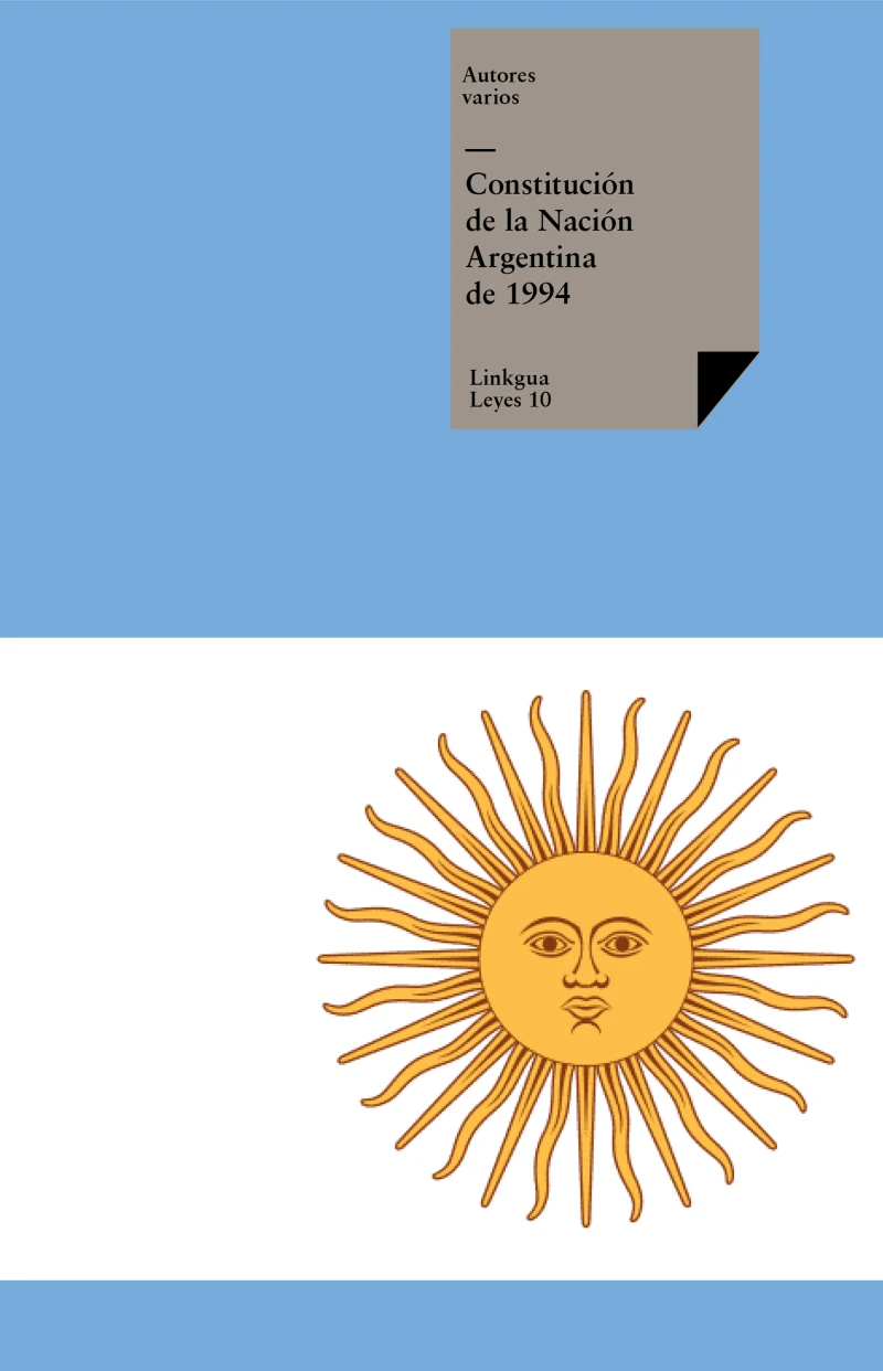 Portada: Constitución de la Nación Argentina de 1994