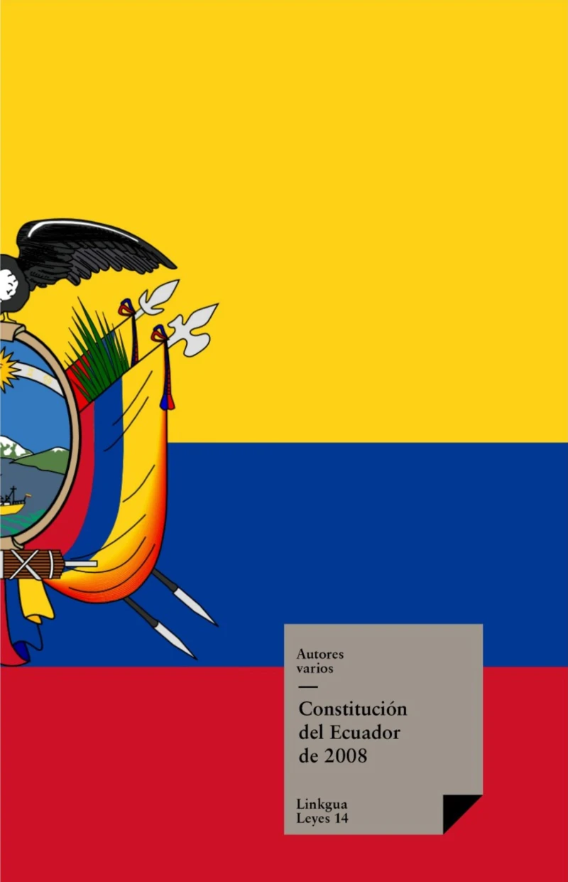 Portada: Constitución del Ecuador de 2008