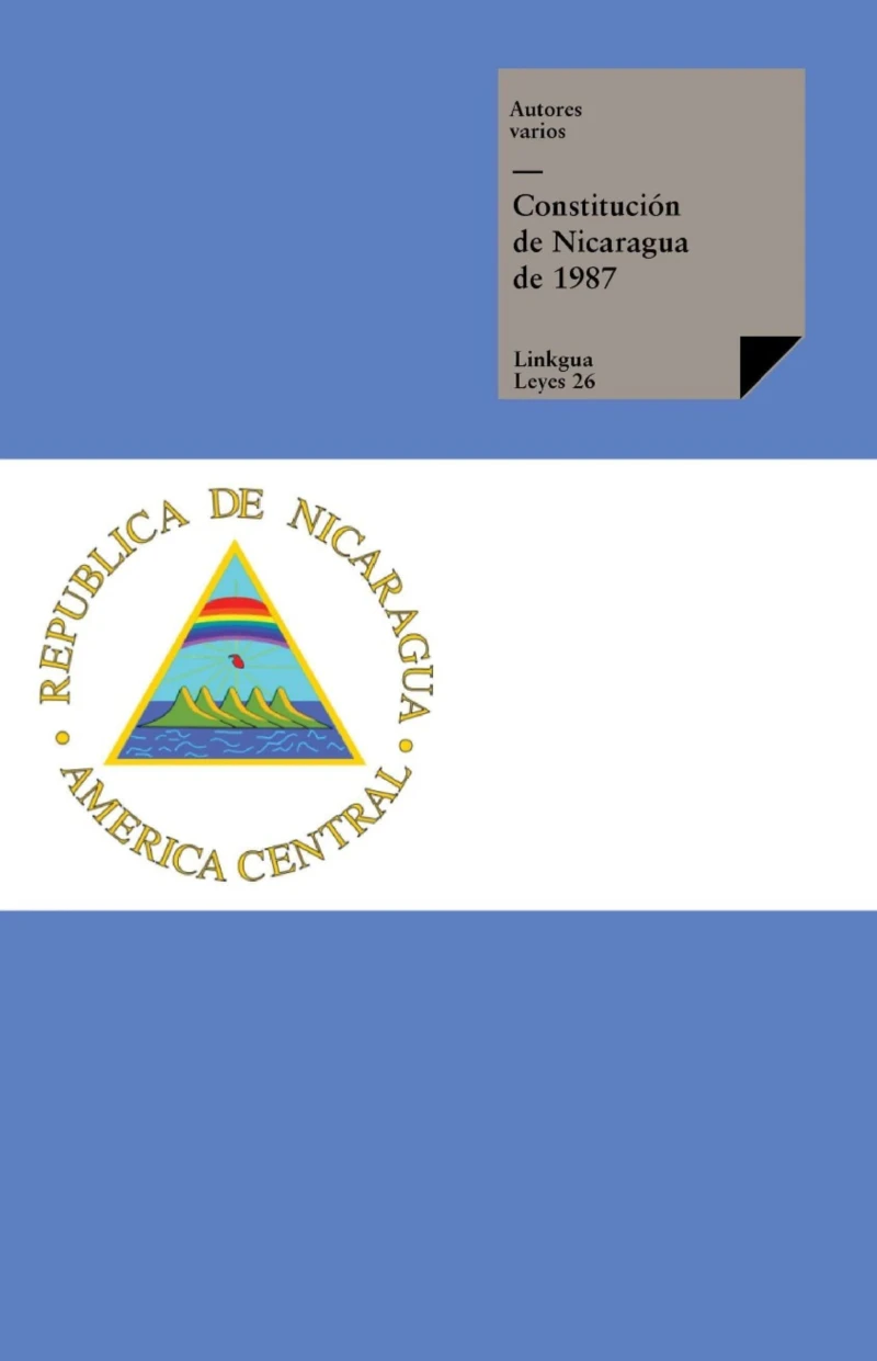 Portada: Constitución de Nicaragua de 1987