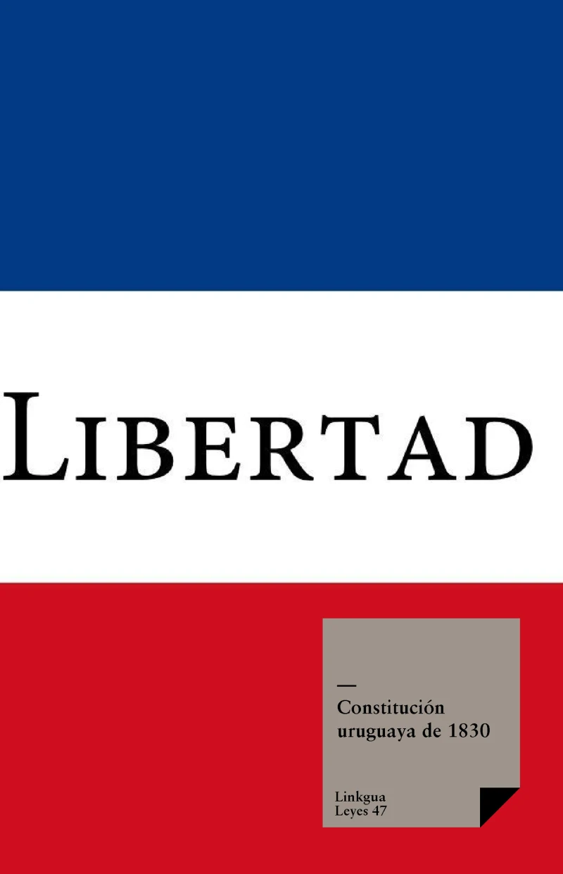 Portada: Constitución uruguaya de 1830