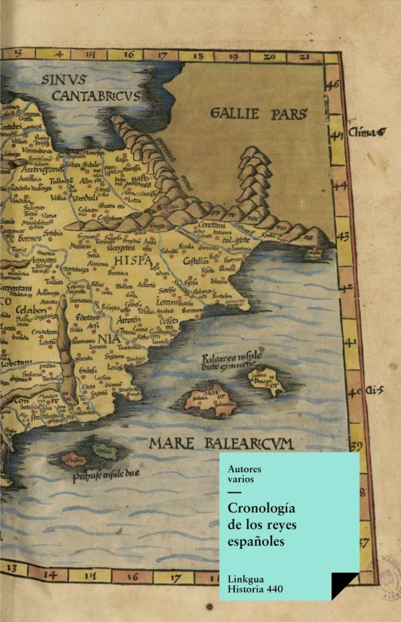 Portada: Cronología de los reyes españoles