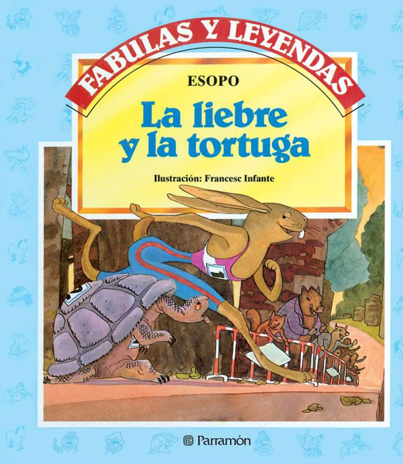 Portada: La liebre y la tortuga