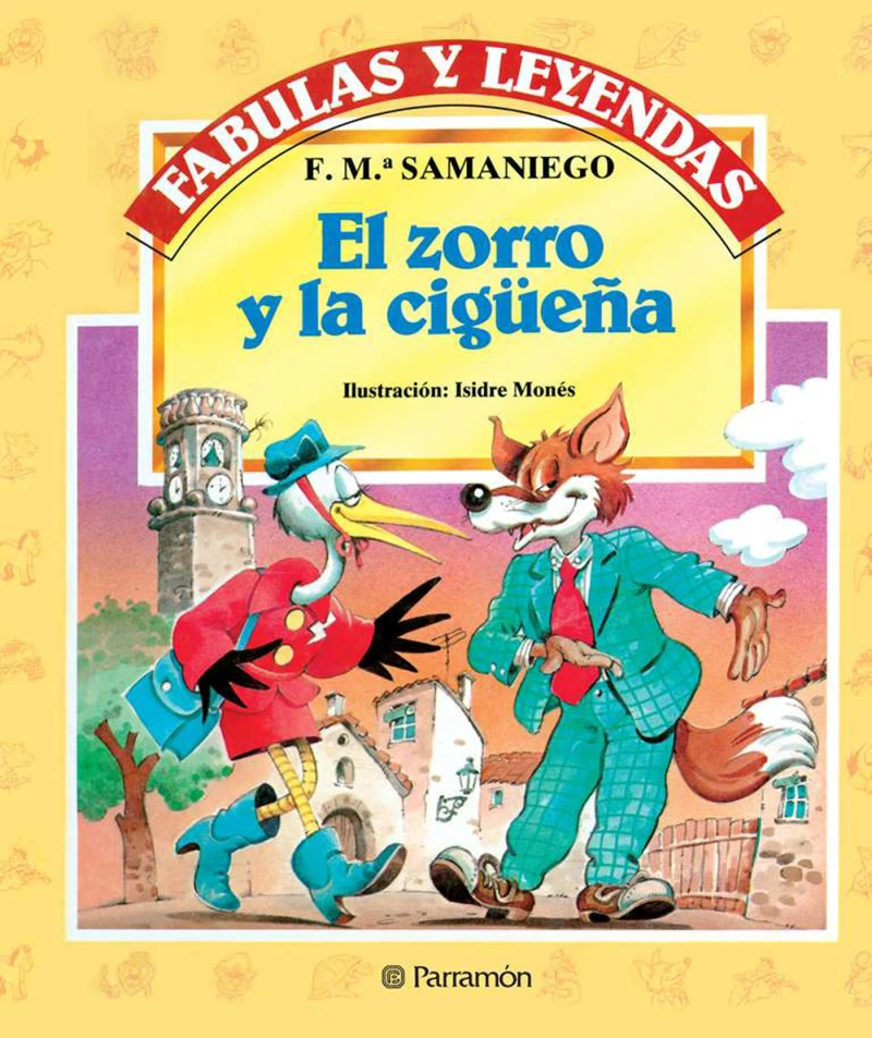 Portada: El zorro y la cigüeña